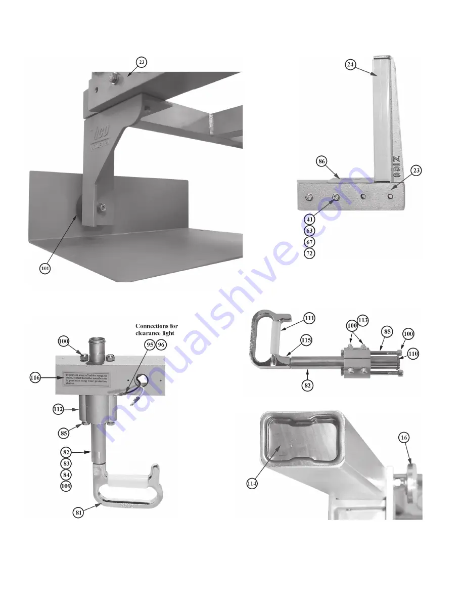 Zico QUIC-LIFT HLAS Series Parts And Instruction Manual Download Page 30