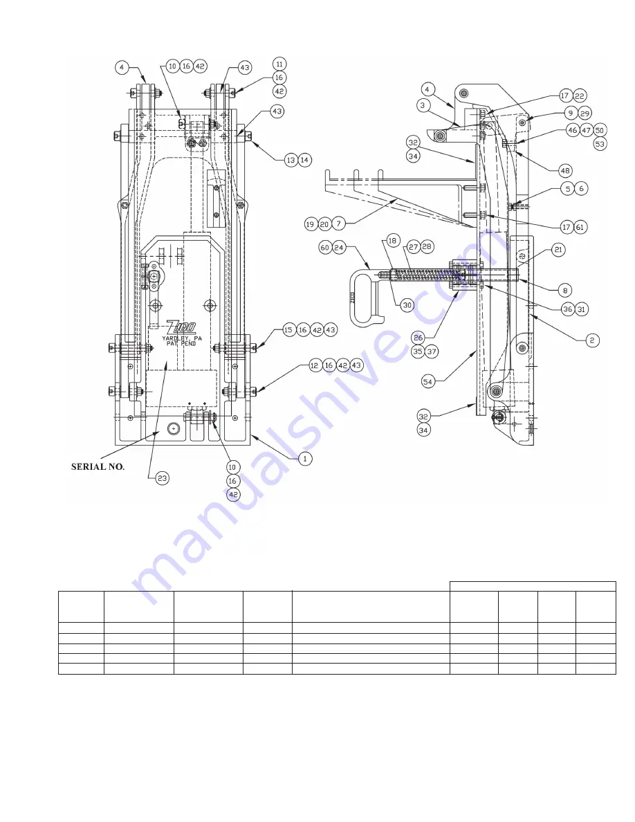 Zico QUIC-LIFT LAS-775 Parts And Instruction Manual Download Page 17