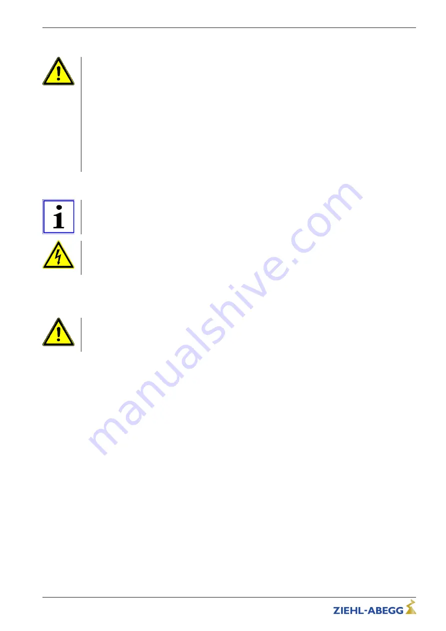 ZIEHL-ABEGG CXE/AV Operating Instructions Manual Download Page 7