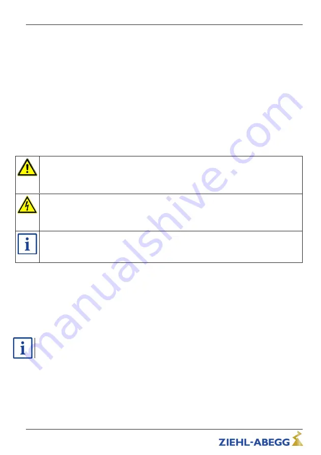 ZIEHL-ABEGG ECQ Operating Instructions Manual Download Page 4