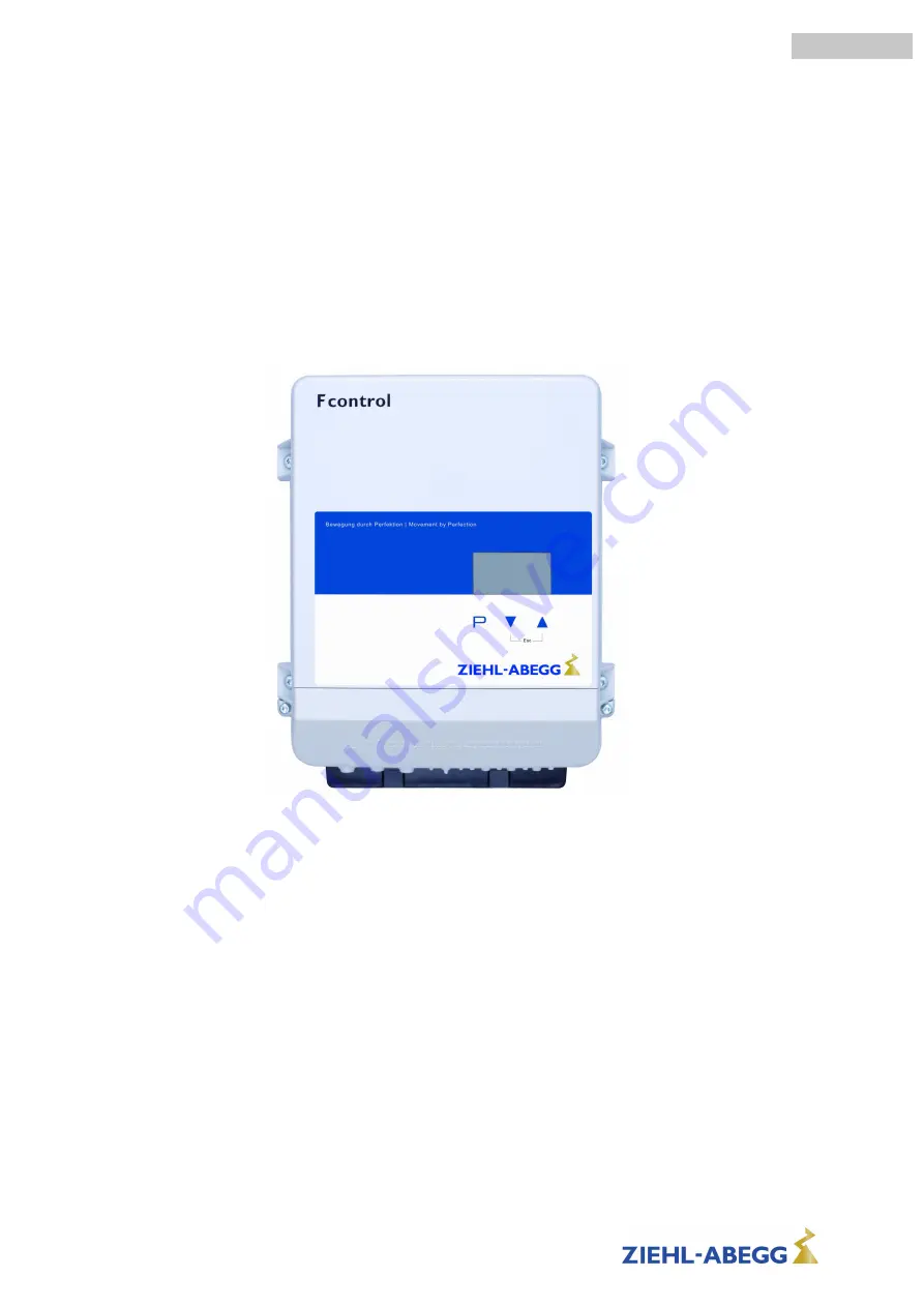 ZIEHL-ABEGG FXET10AMQ Operating Instructions Manual Download Page 1