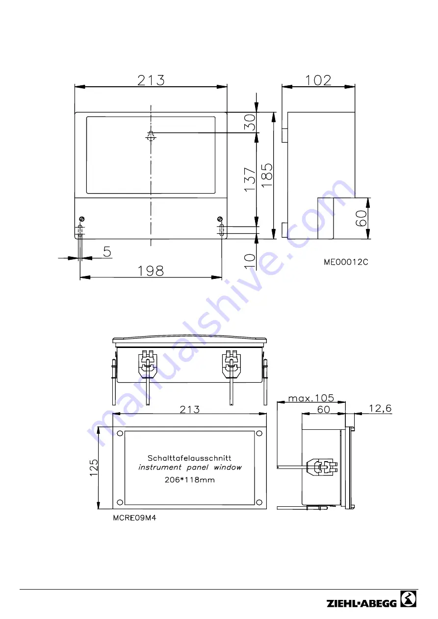 ZIEHL-ABEGG Unicon CXE/AVC 3 Скачать руководство пользователя страница 61