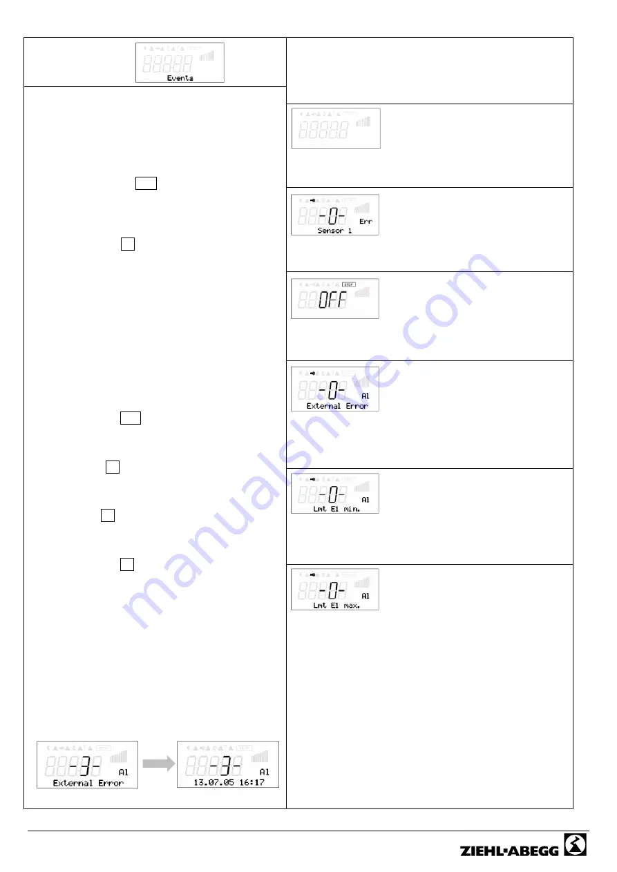 ZIEHL-ABEGG Unicon CXE/AVC 3 Manual Download Page 62