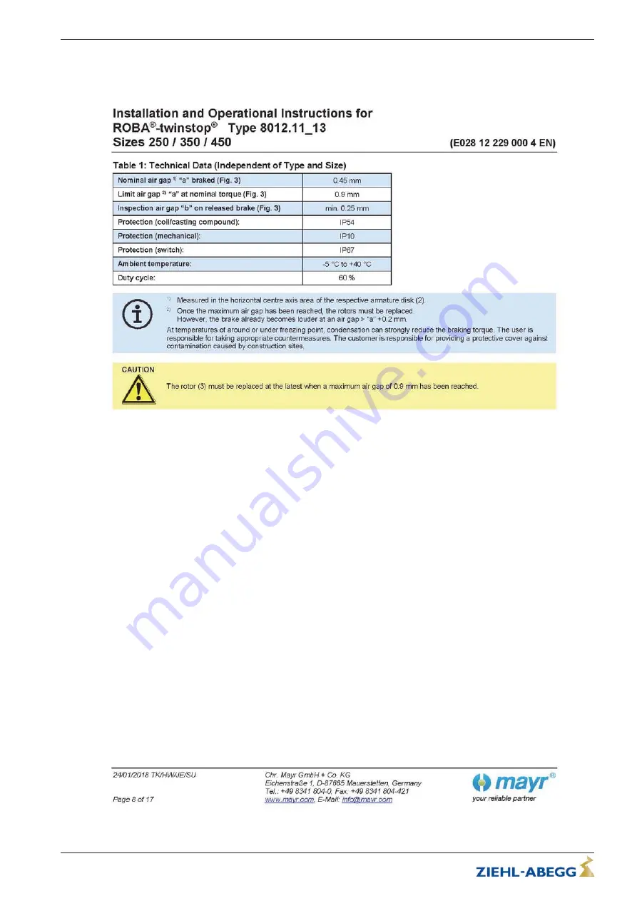 ZIEHL-ABEGG ZAtop SM180.24/B Original Operating Instructions Download Page 39