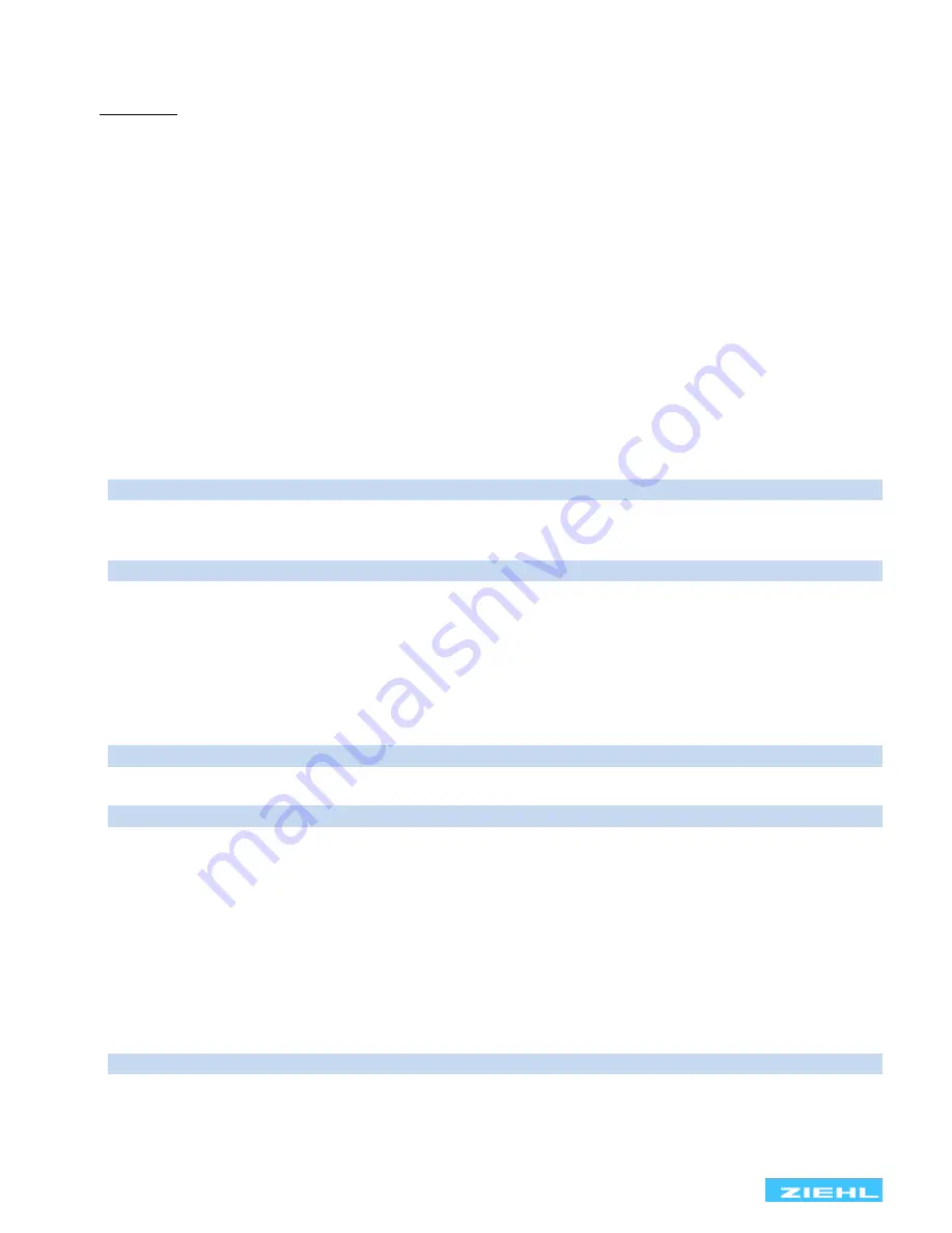 ZIEHL MU100U Operating Manual Download Page 6