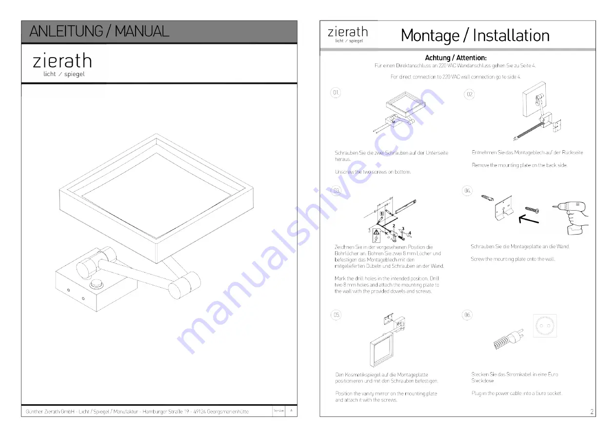 zierath Buddy5 Manual Download Page 1