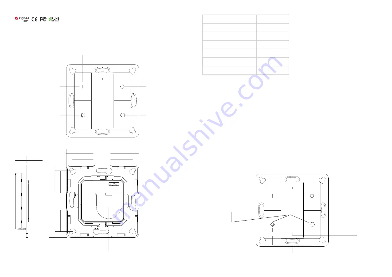 ZIGBEE 70100003 Quick Start Manual Download Page 1