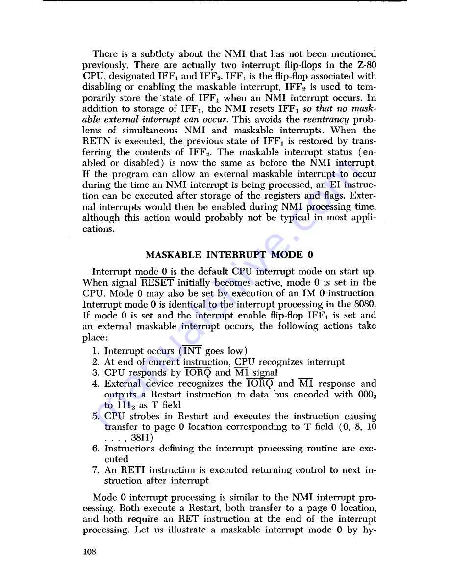 ZiLOG Z80 series Handbook Download Page 101