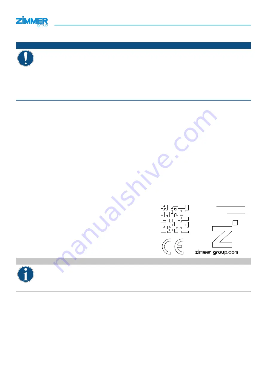 Zimmer DKPS1000 Series Installation And Operating Instructions Manual Download Page 6