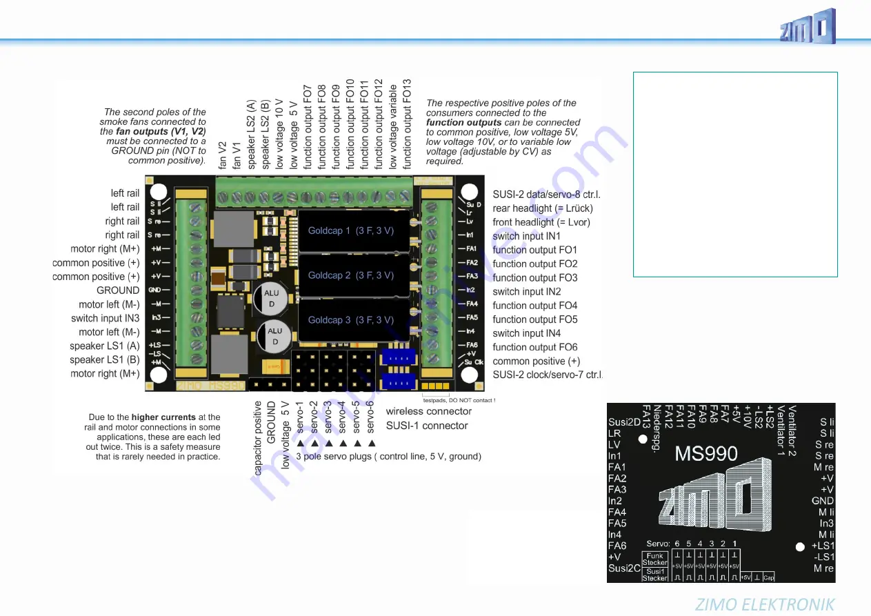 ZIMO MS450 Instruction Manual Download Page 19