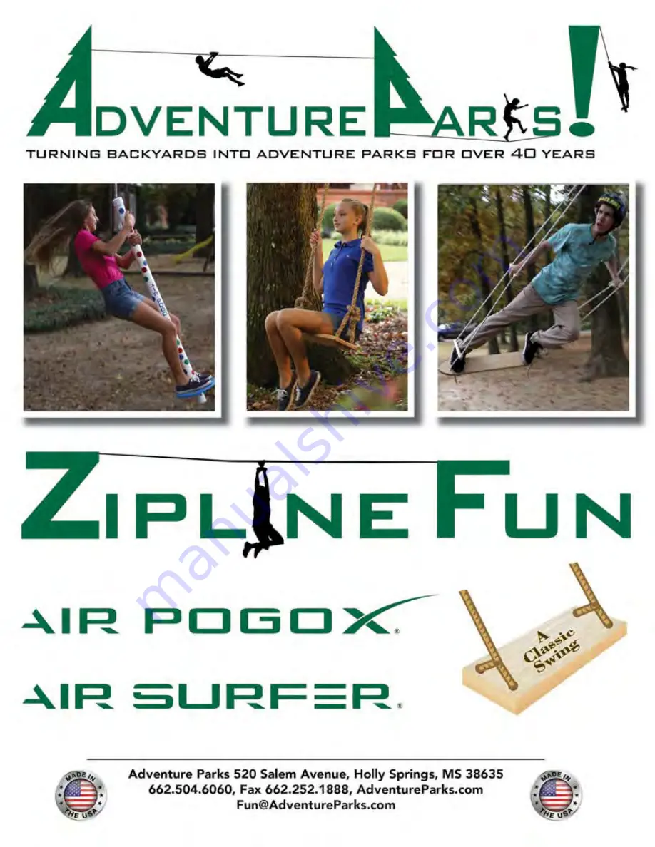 Zip Line Fun ZL90 Скачать руководство пользователя страница 12