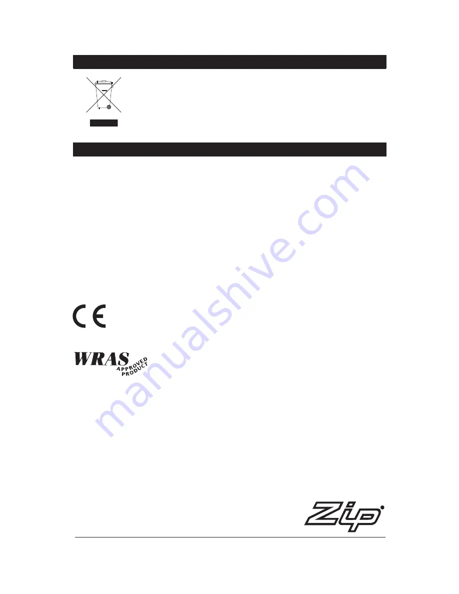 Zip Hydroboil HS001 Operating Instructions Manual Download Page 12