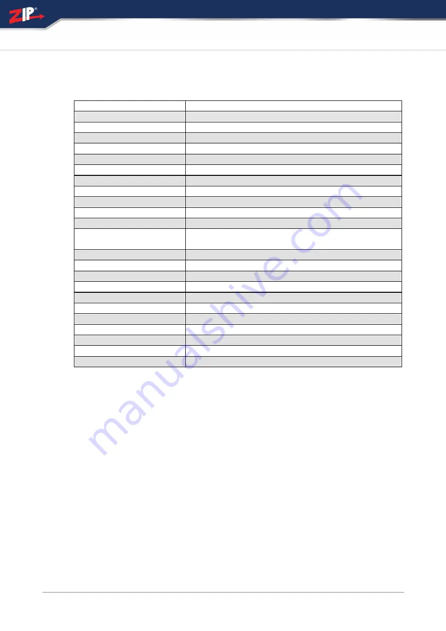 Zip ZULU IP-PTZ650W Instruction Manual Download Page 16