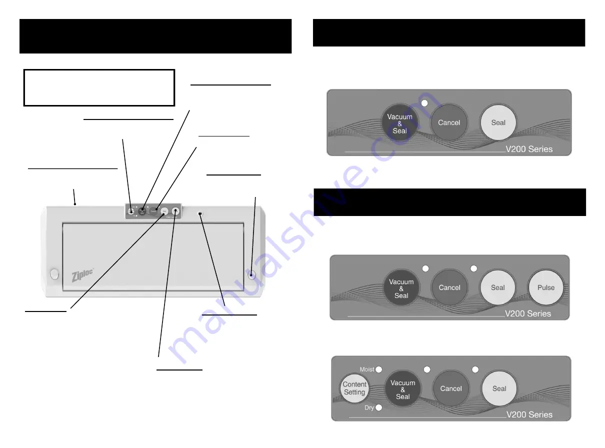 Ziploc V200 Series Скачать руководство пользователя страница 4