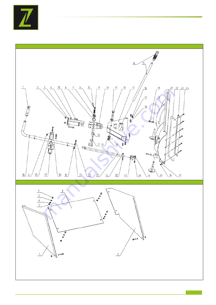 ZIPPER MASCHINEN RD300SS Assembly Instruction Manual Download Page 14