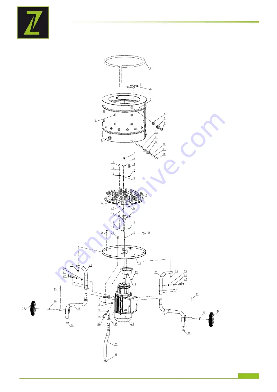 ZIPPER MASCHINEN ZI-GRM400 User Manual Download Page 40