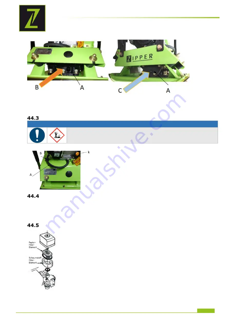 ZIPPER MASCHINEN ZI-RPE60C User Manual Download Page 73