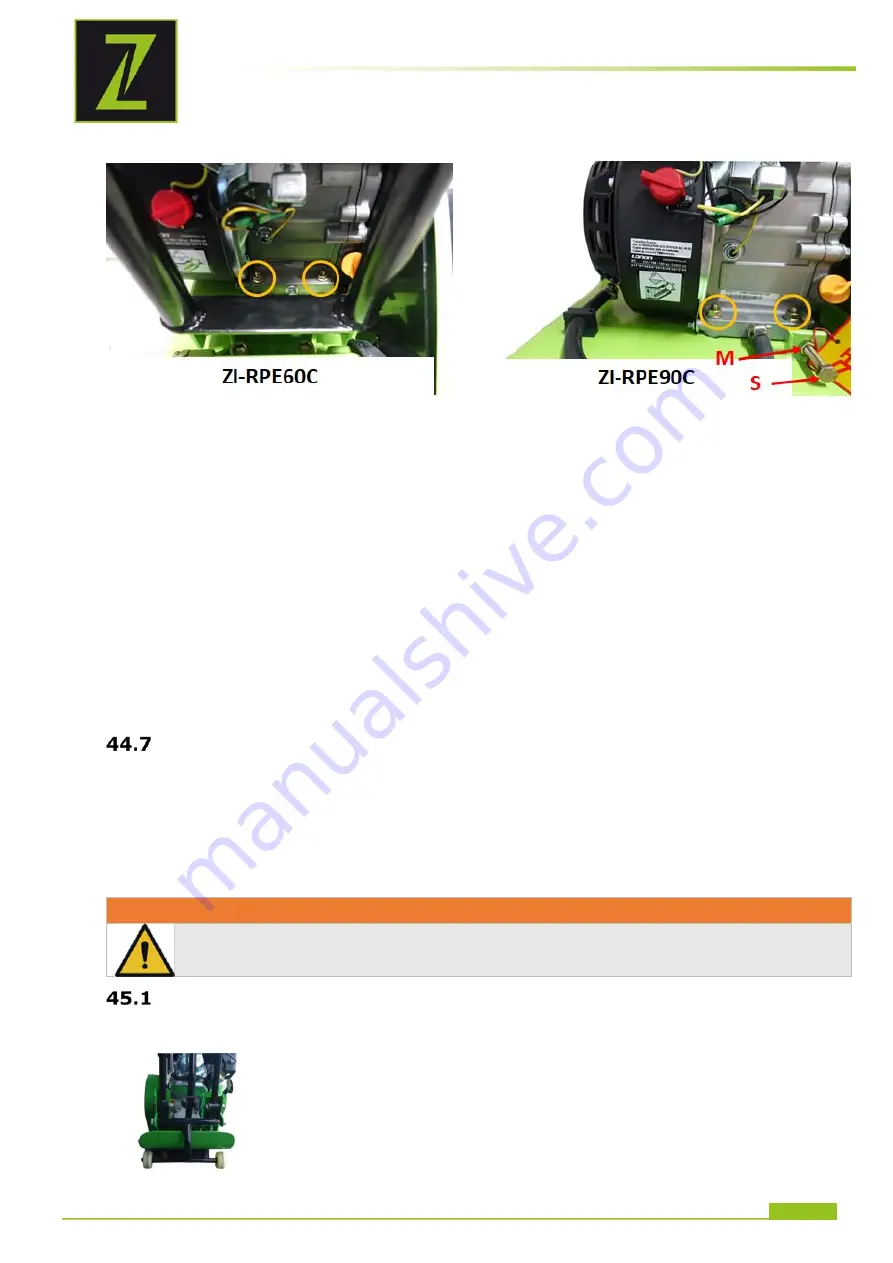 ZIPPER MASCHINEN ZI-RPE60C User Manual Download Page 75