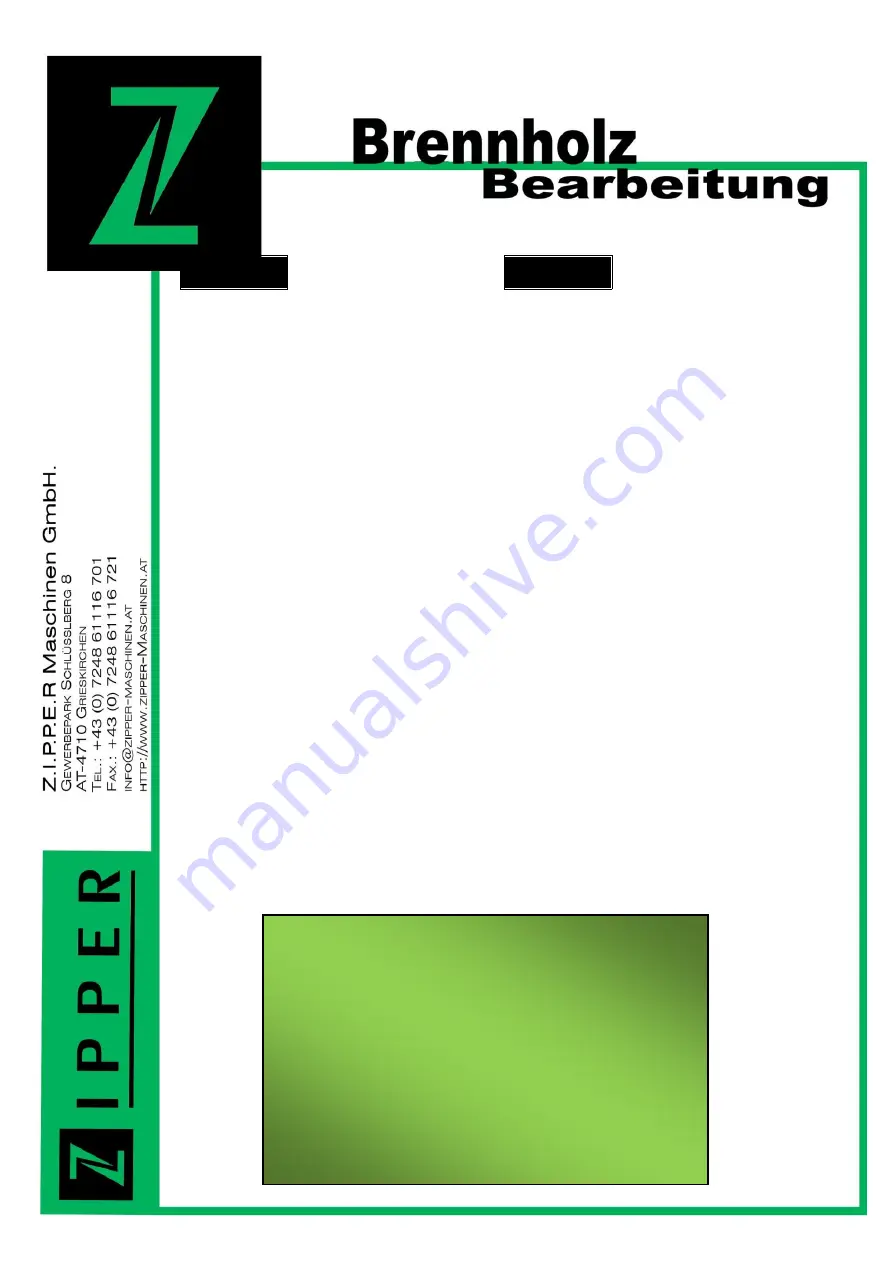 Zipper Mowers ZI-HS18EZ Operation Manual Download Page 2