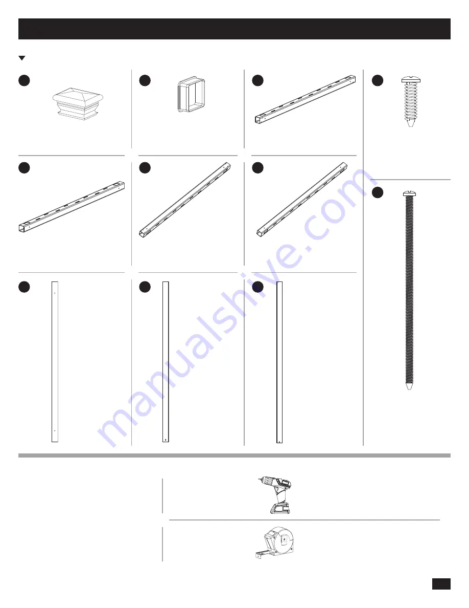 Zippity LIBERTY LATTICE AC SCREEN KIT Assembly Instructions Manual Download Page 3