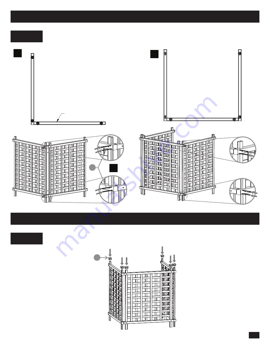 Zippity LIBERTY LATTICE AC SCREEN KIT Assembly Instructions Manual Download Page 7