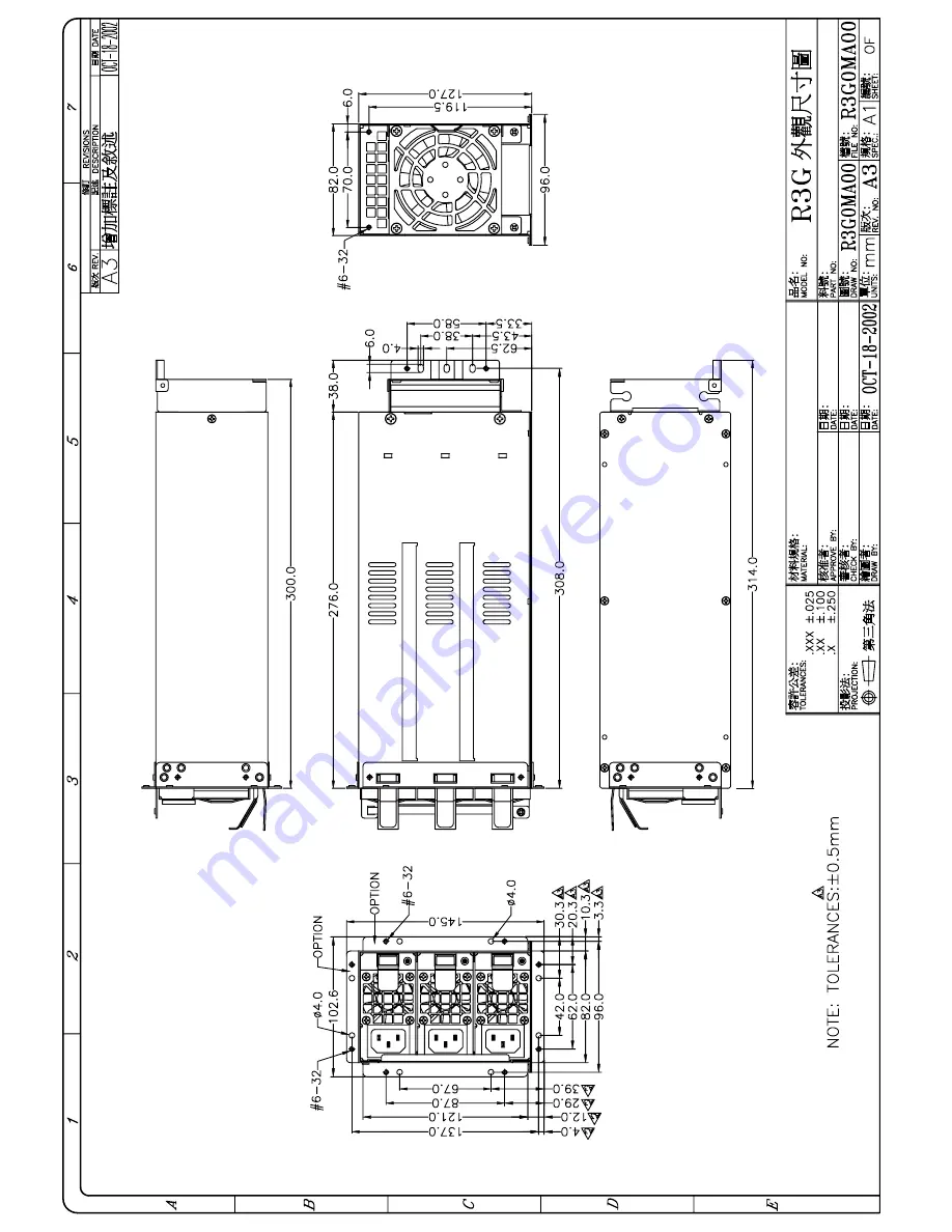 Zippy Tech. R3G SERIES Product Manual Download Page 8