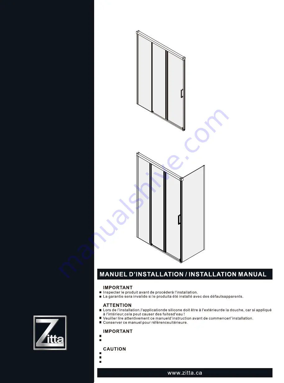 Zitta Caldara 36 Installation Manual Download Page 1