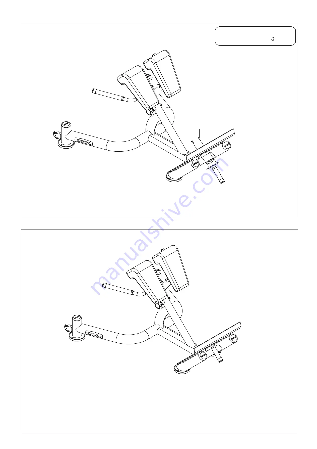 ziva ST2 HYPER EXTENSION BENCH Скачать руководство пользователя страница 7