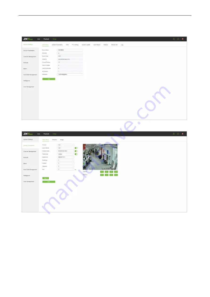 ZKTeco BioSense Series User Manual Download Page 88