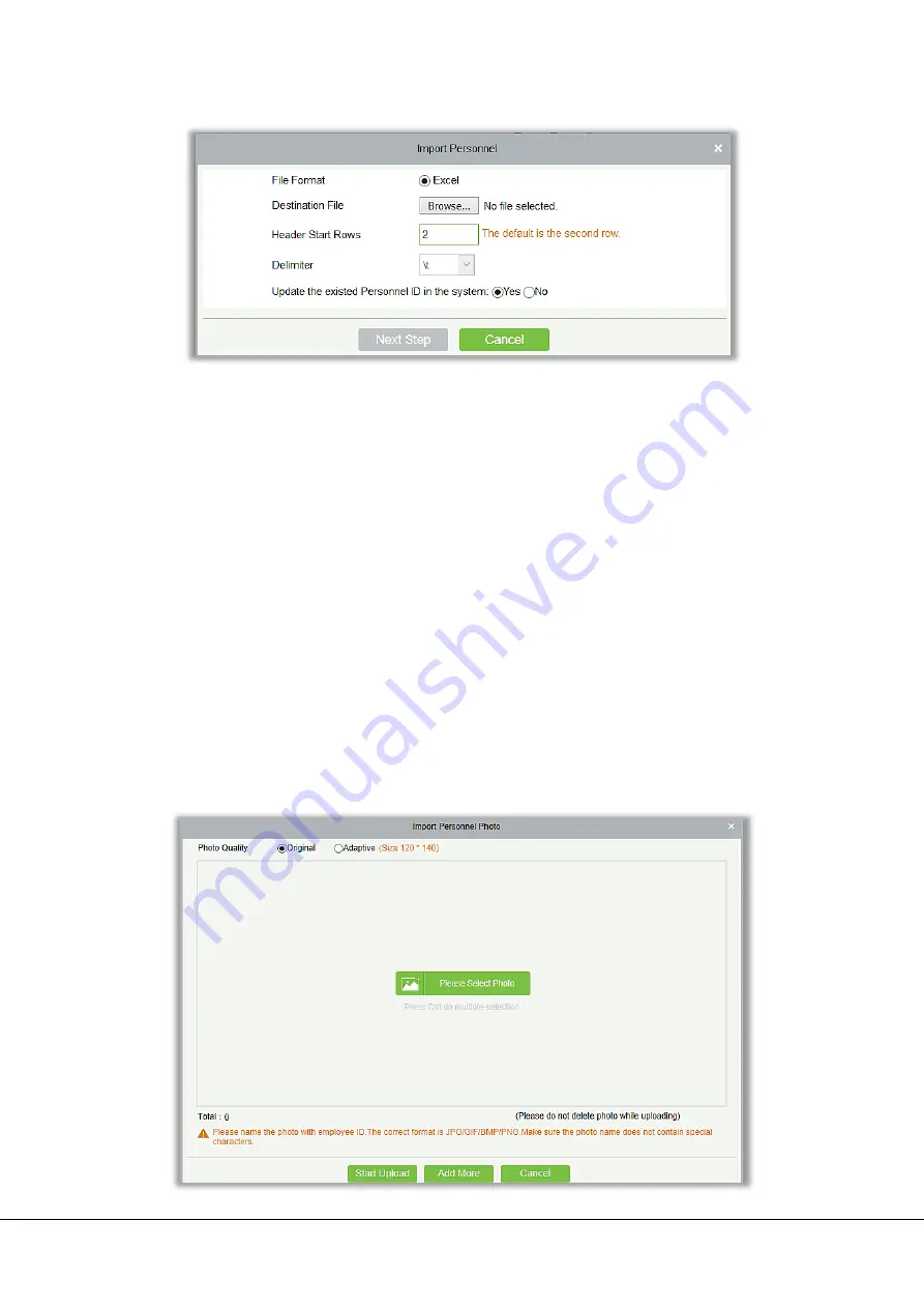 ZKTeco FaceKiosk Series User Manual Download Page 42