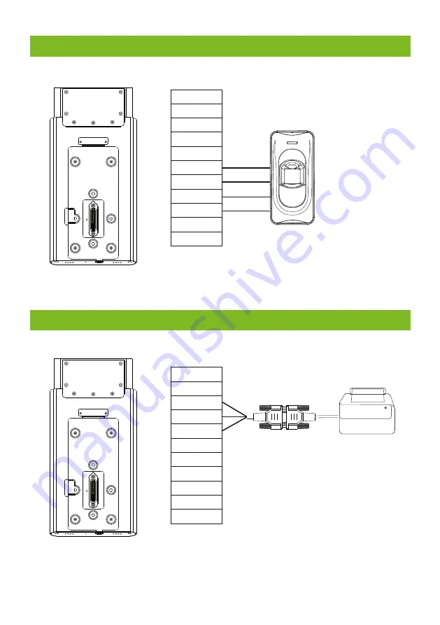 ZKTeco Green Label Elite Series Quick Start Manual Download Page 9