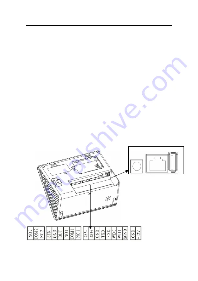 ZKTeco iFace Series Installation Manual Download Page 11