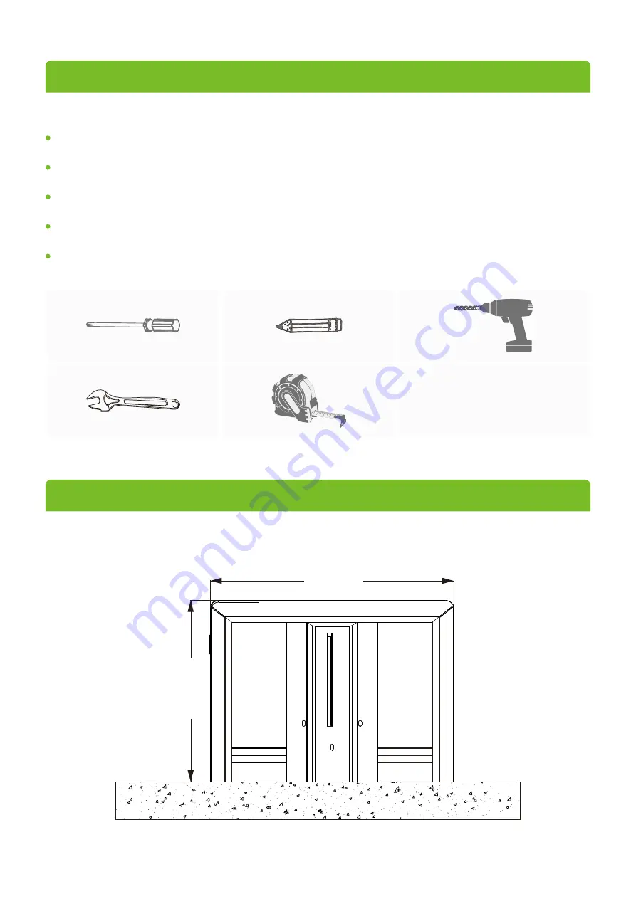 ZKTeco Mars-F1000 Installation Manual Download Page 3