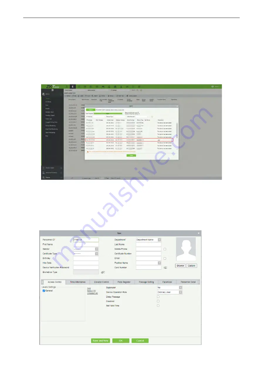 ZKTeco ProBio(QR) User Manual Download Page 61