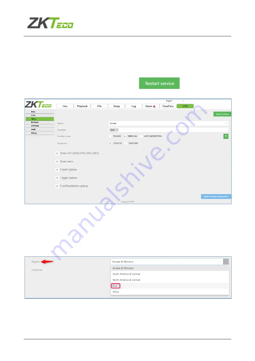 ZKTeco ZK-LPR Car ID User Manual Download Page 49