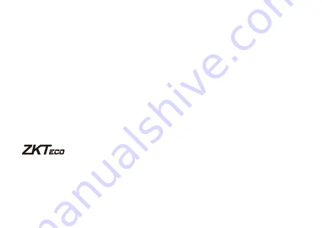 ZKTeco ZL500 Installation Manual Download Page 30