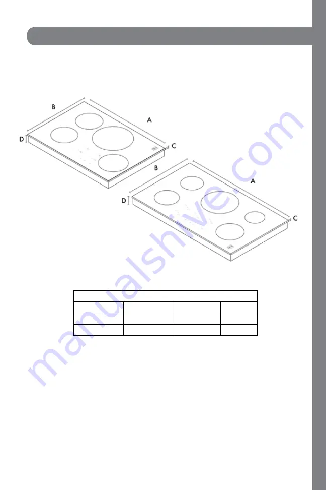 Zline RCIND-36 Installation Manual And User'S Manual Download Page 13