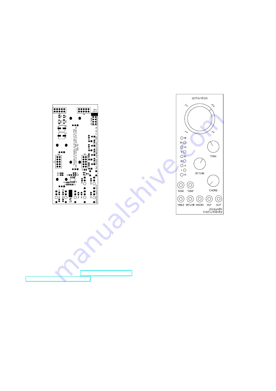 zlosynth instruments Achordion Build Manual Download Page 1