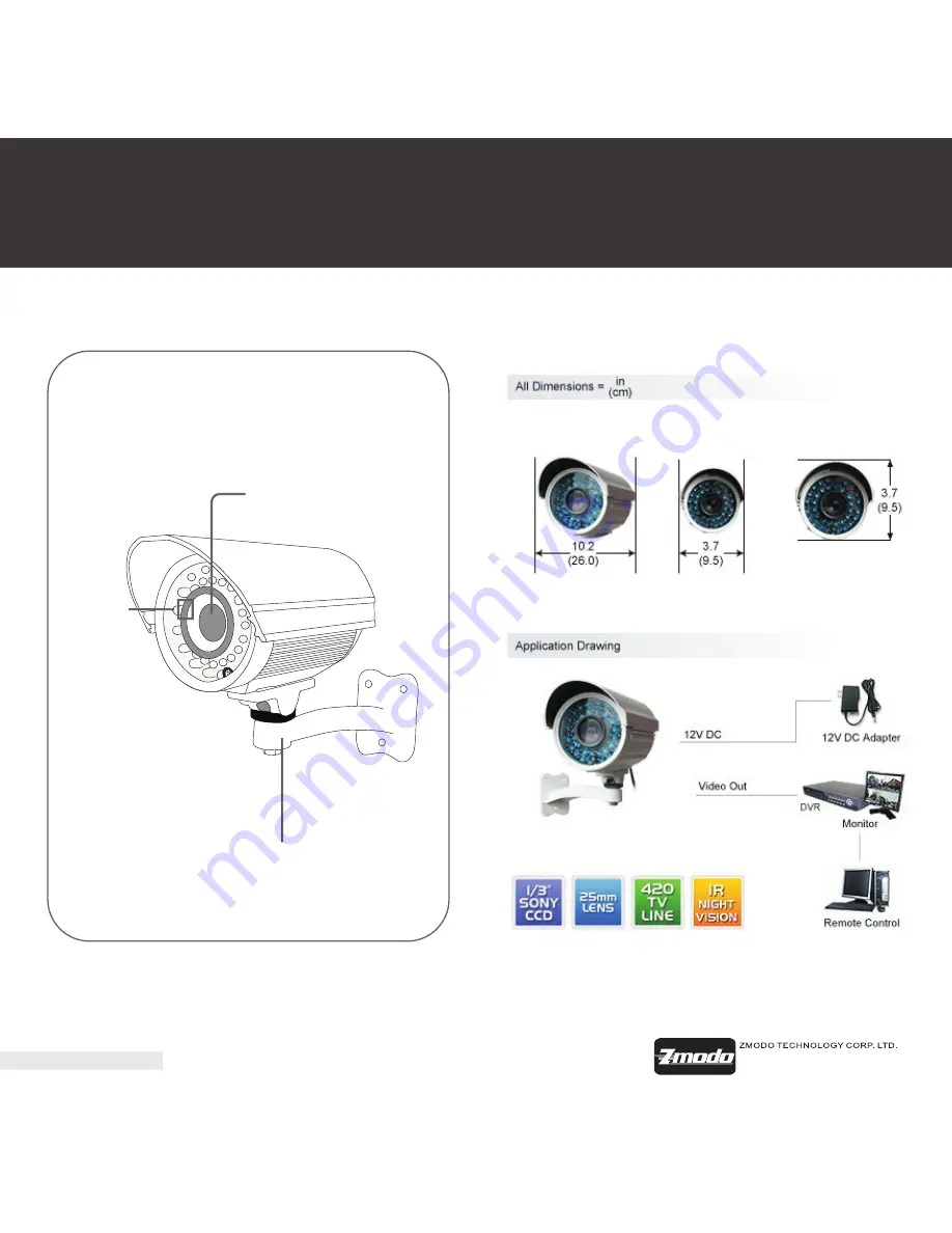 ZMODO CM-S26322BG User Manual Download Page 4