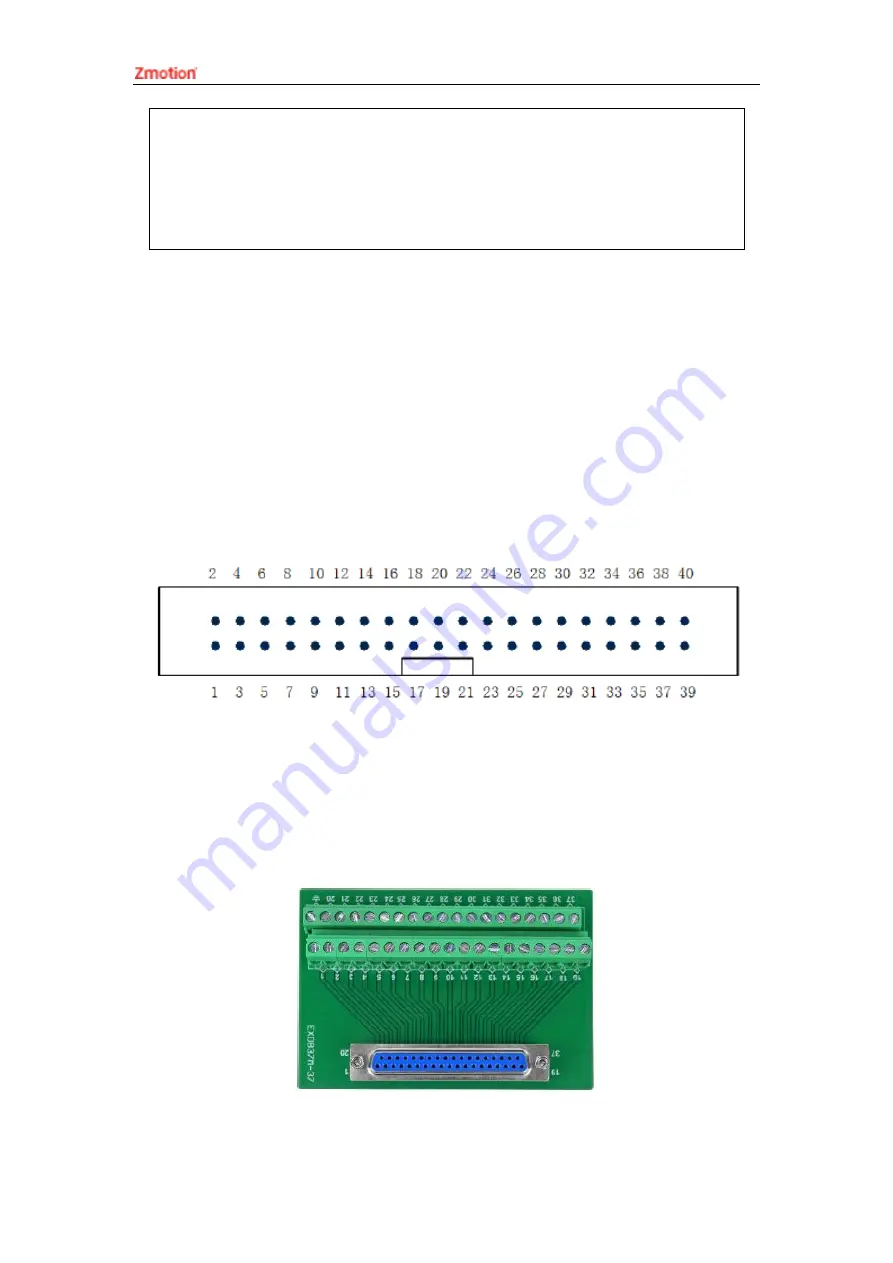 Zmotion XPCI1C00 Manual Download Page 20