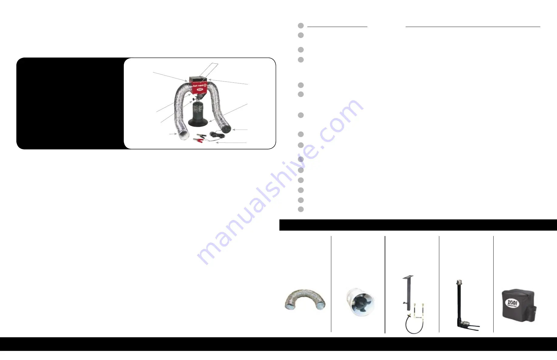 Zodi Hot Vent 9173 Instructions Download Page 2