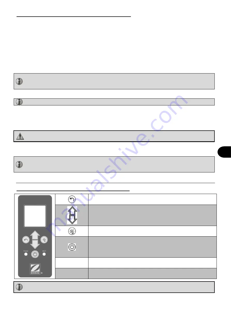 Zodiac AquaLink TRi Instructions For Installation And Use Manual Download Page 53