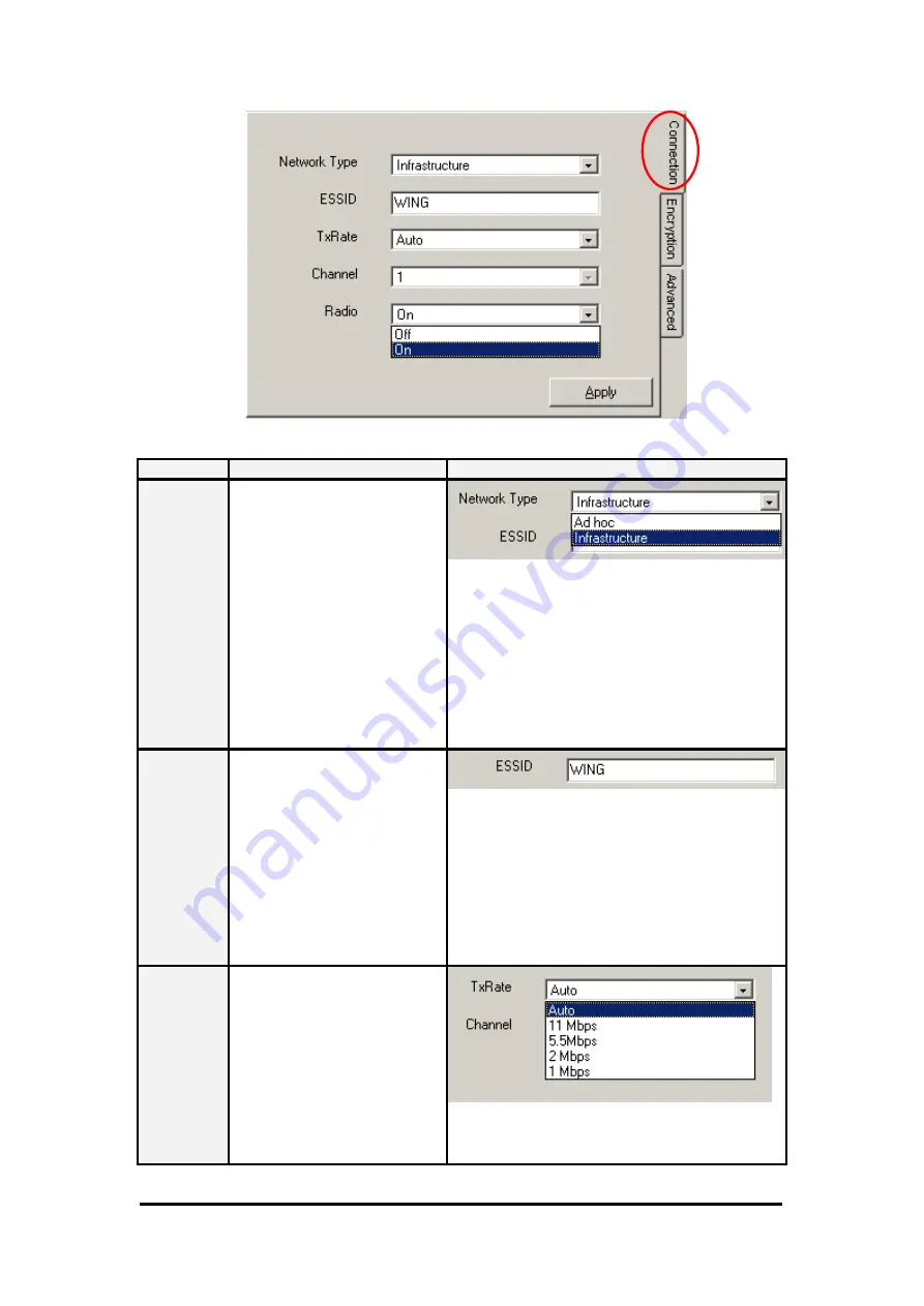 Zonet 802.11 g 54Mbps Wireless LAN CardBus Adapter User Manual Download Page 50