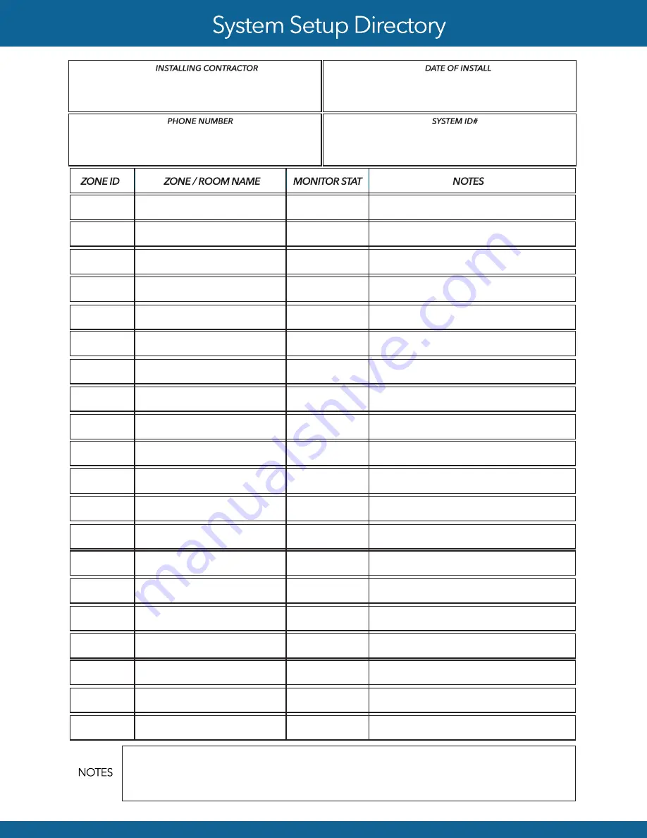 Zonex GEN III VVT Series Installation And Application Manual Download Page 49