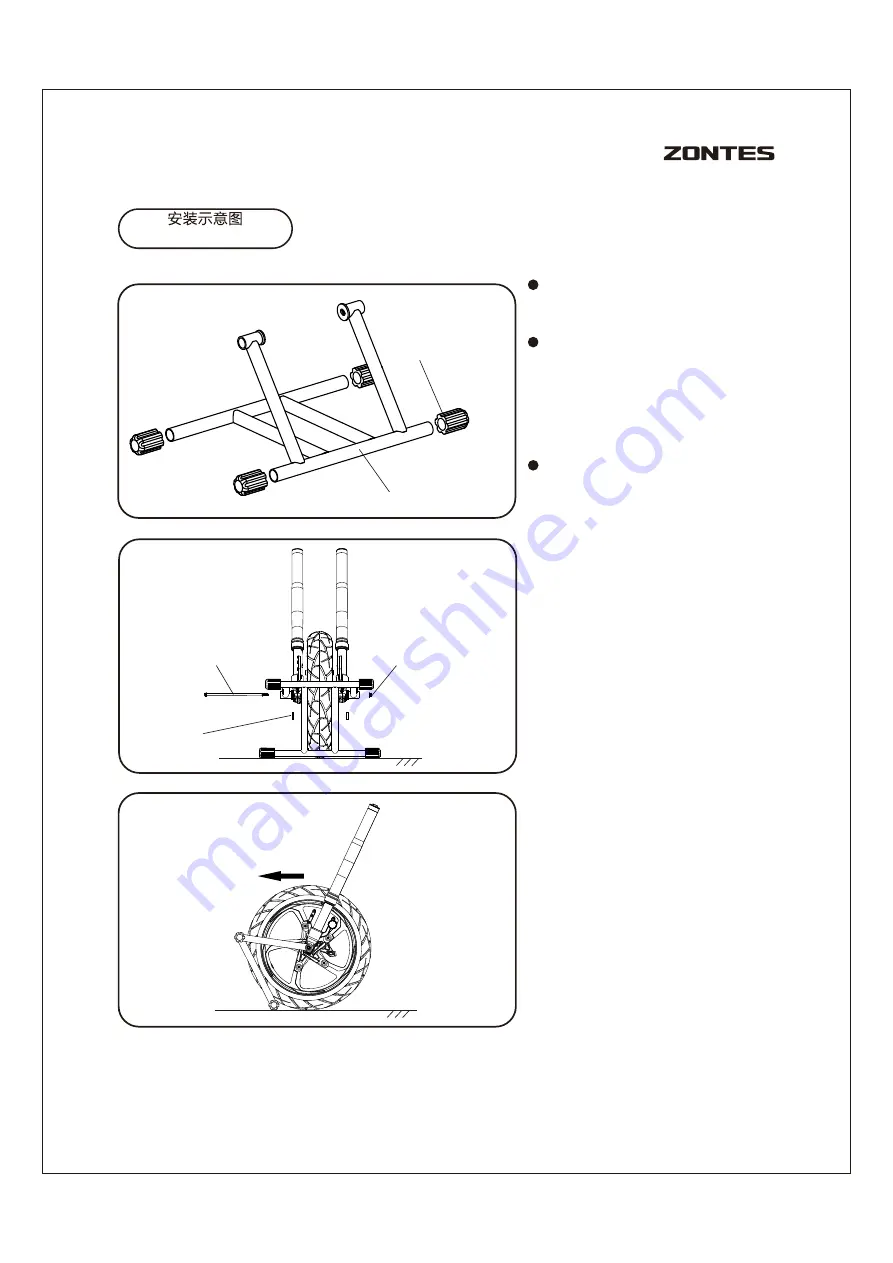 Zontes ZT310-T EURO IV Manual To The Installation Download Page 2