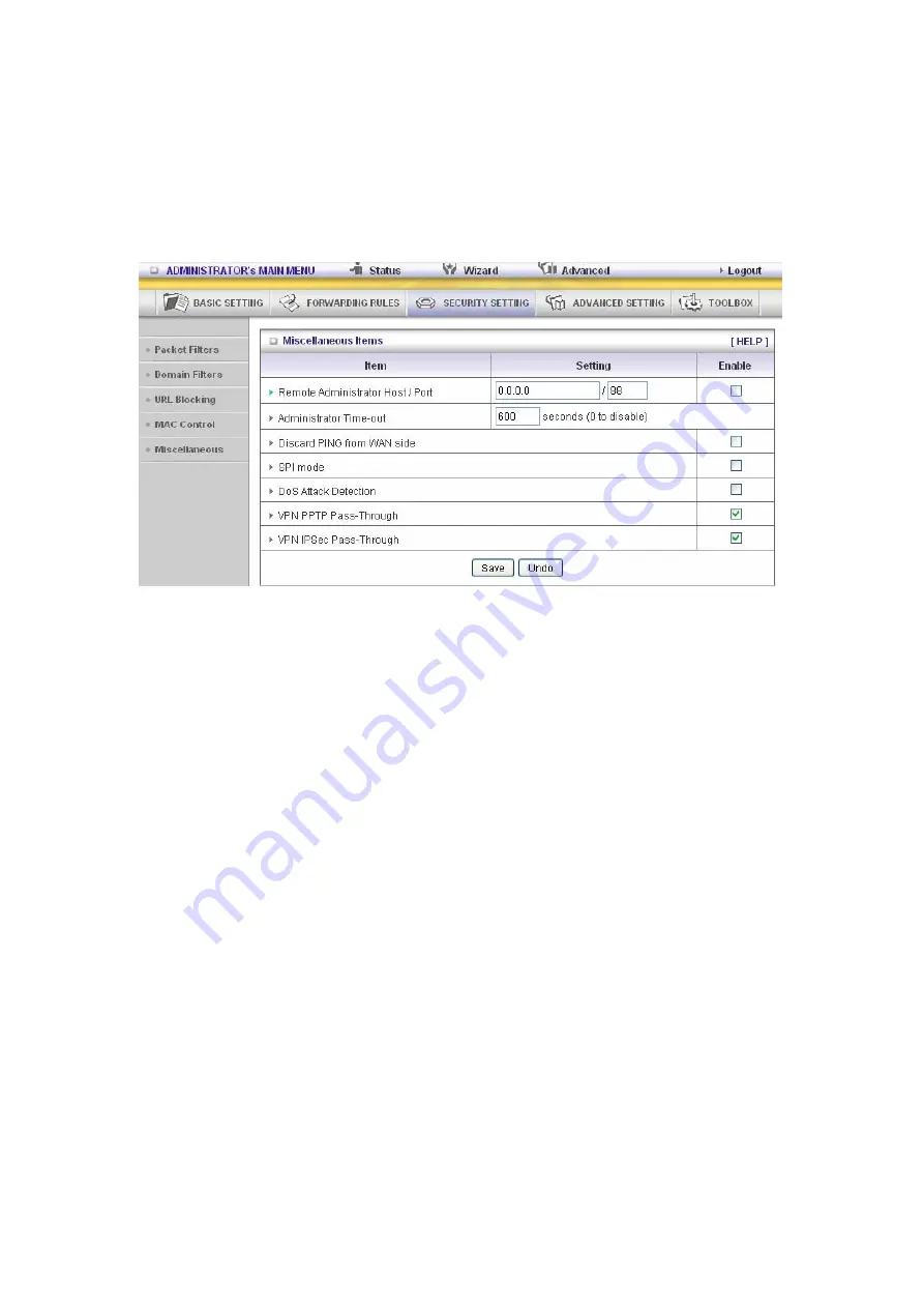 Zoom 4403 X Y Series User Manual Download Page 54