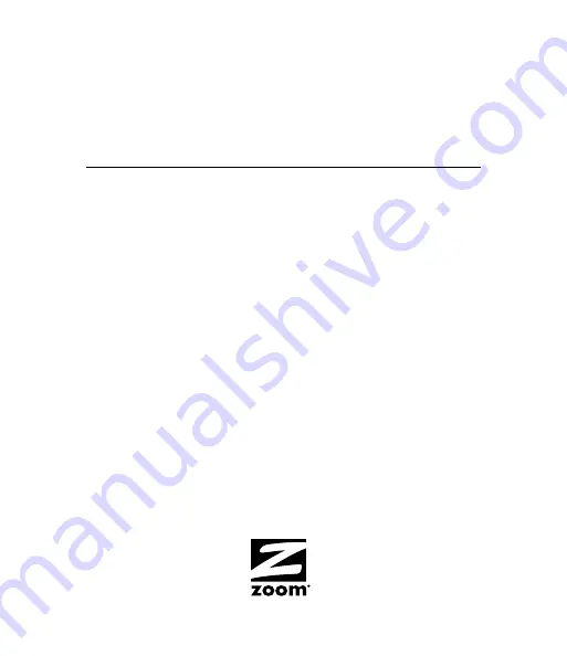 Zoom 4410A Quick Start Manual Download Page 1