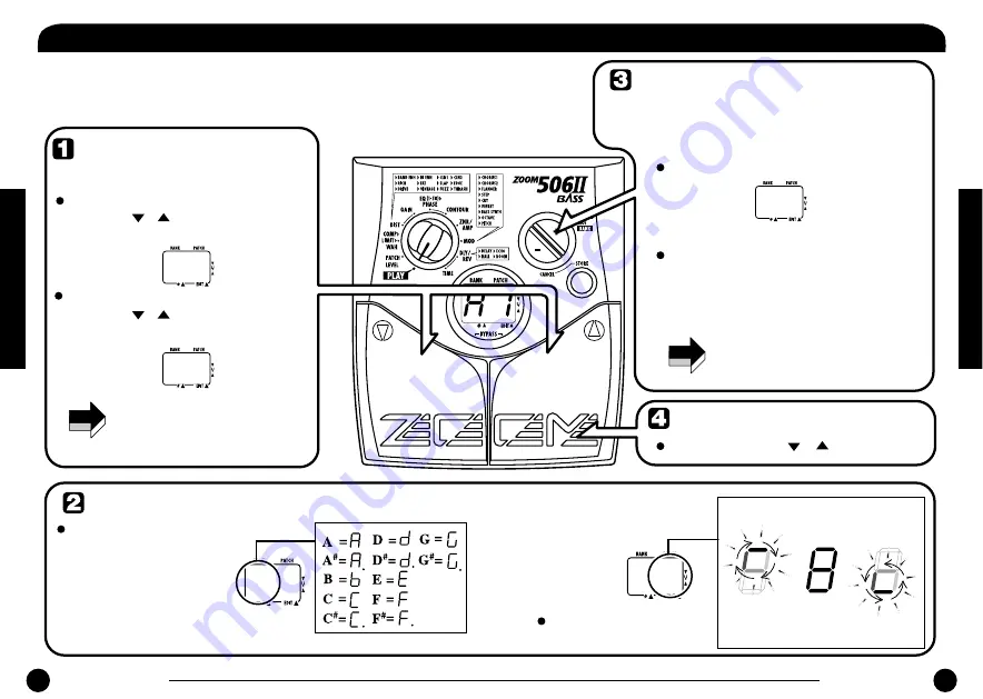 Zoom 506II Bass Operation Manual Download Page 6