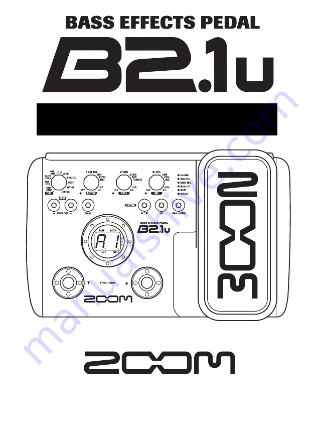 Zoom B2.1u Скачать руководство пользователя страница 1