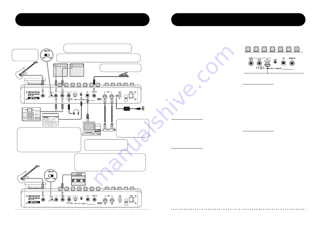 Zoom G7.1ut Operation Manual Download Page 5